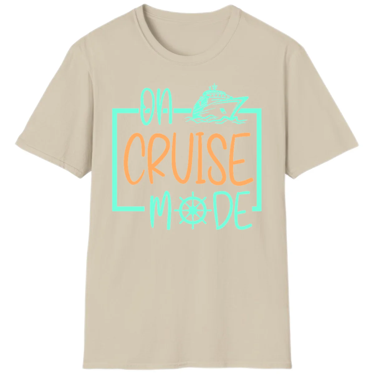 On Cruise Mode T-Shirt in Sand