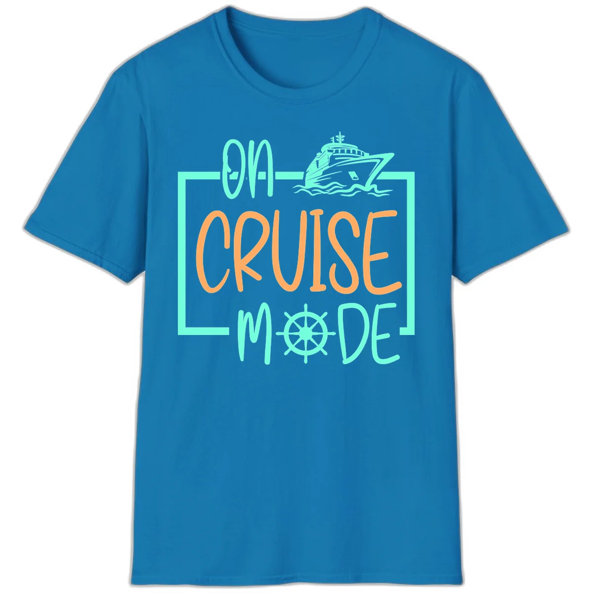 On Cruise Mode T-Shirt in Sapphire