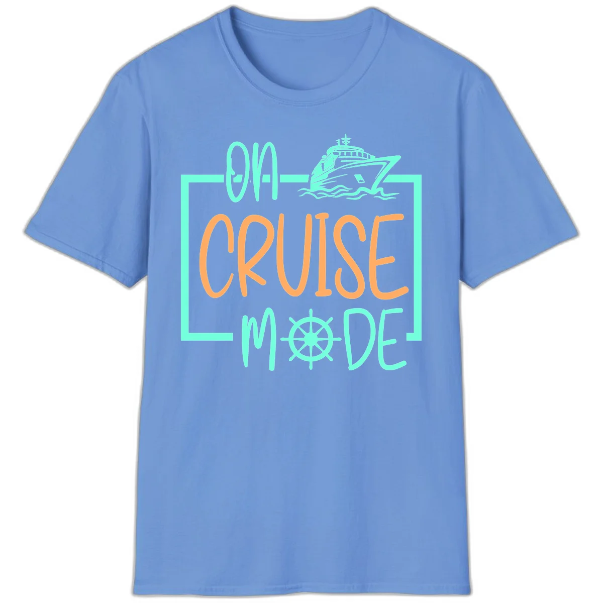 On Cruise Mode T-Shirt in Carolina Blue