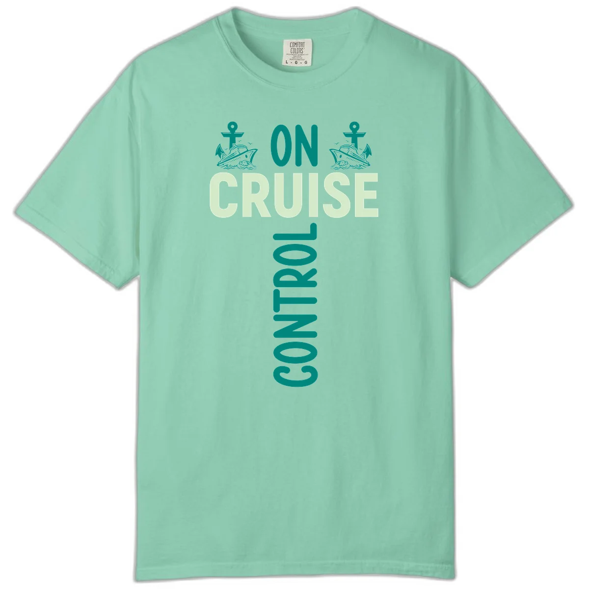 On Cruise With You Comfort Color T-Shirt in Island Reef