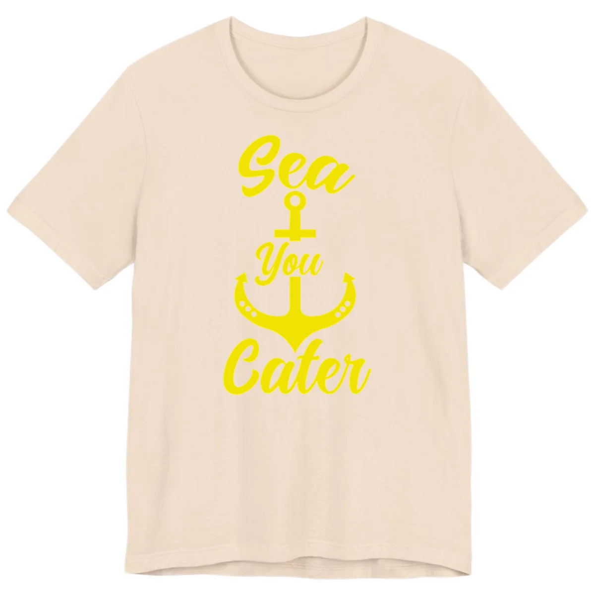 Sea You Later Anchor Premium T-Shirt in Soft Cream
