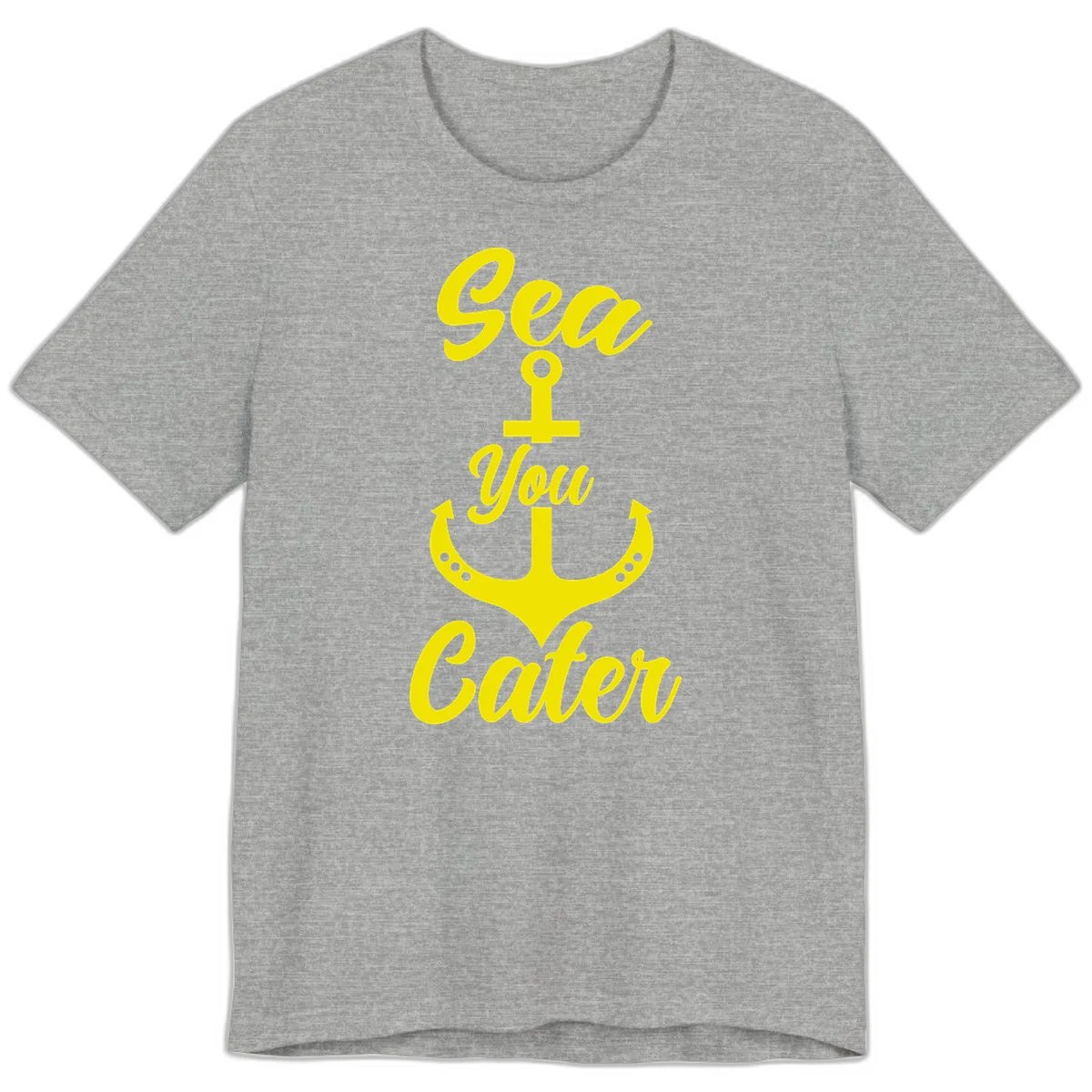 Sea You Later Anchor Premium T-Shirt in Athletic Heather