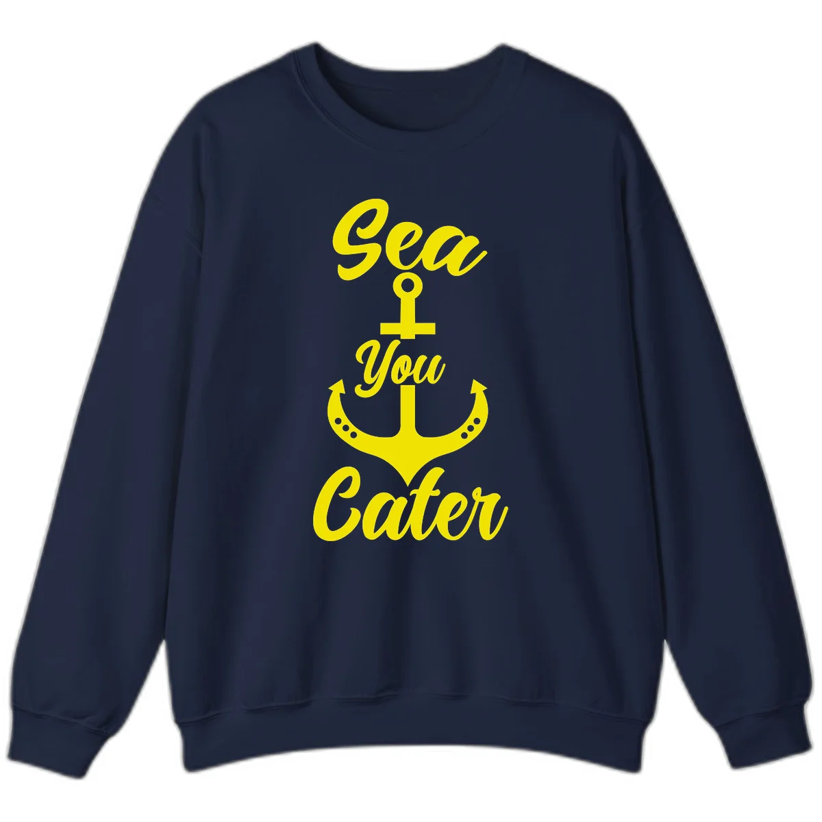 Sea You Later Anchor Sweatshirt in Navy