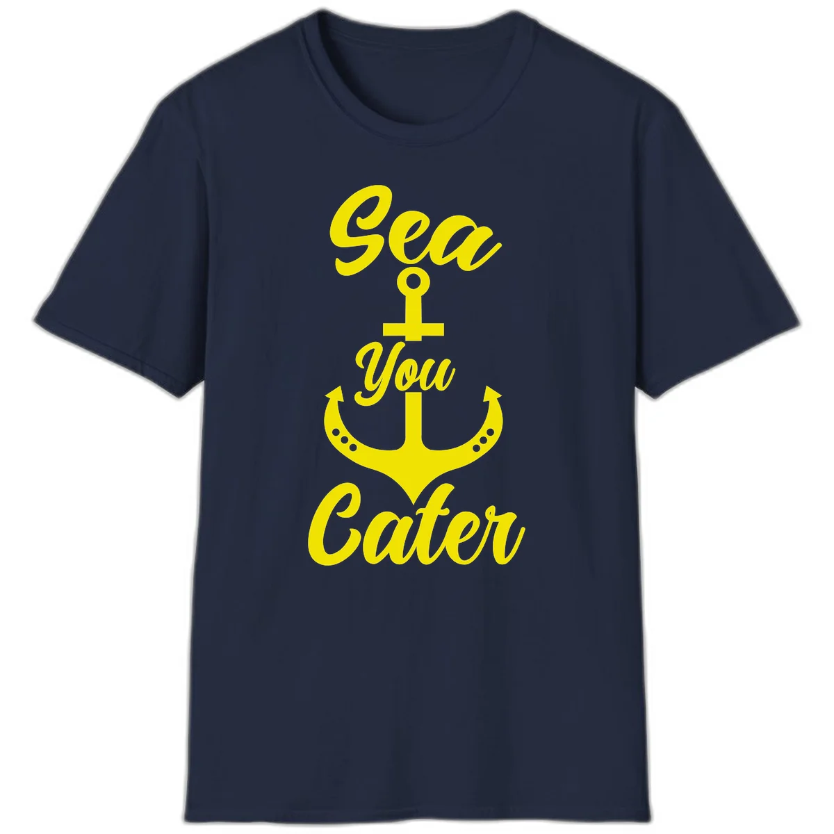 Sea You Later Anchor T-Shirt in Navy