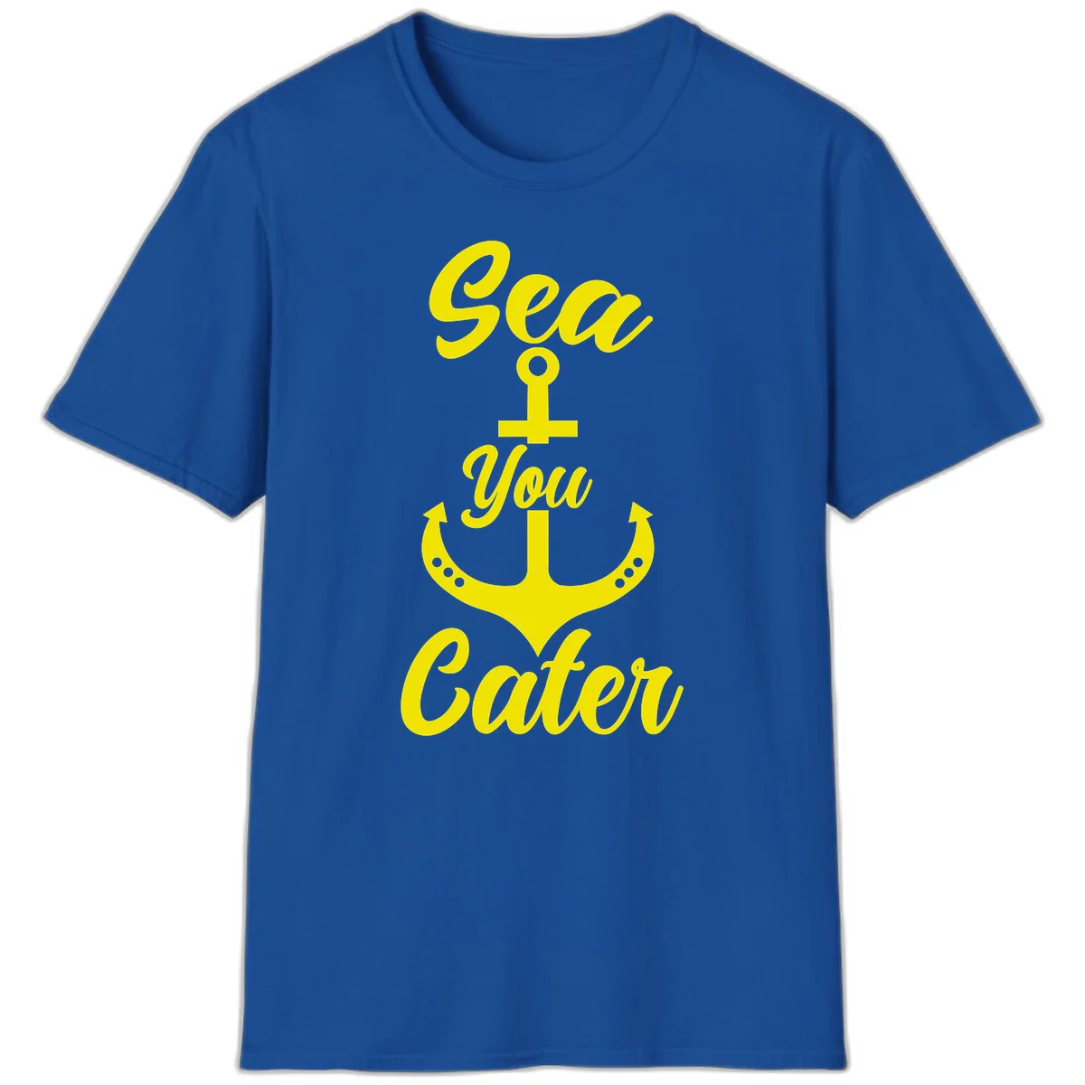 Sea You Later Anchor T-Shirt in Royal
