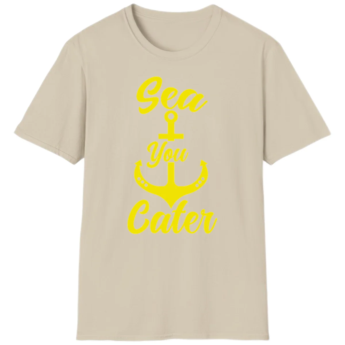 Sea You Later Anchor T-Shirt in Sand