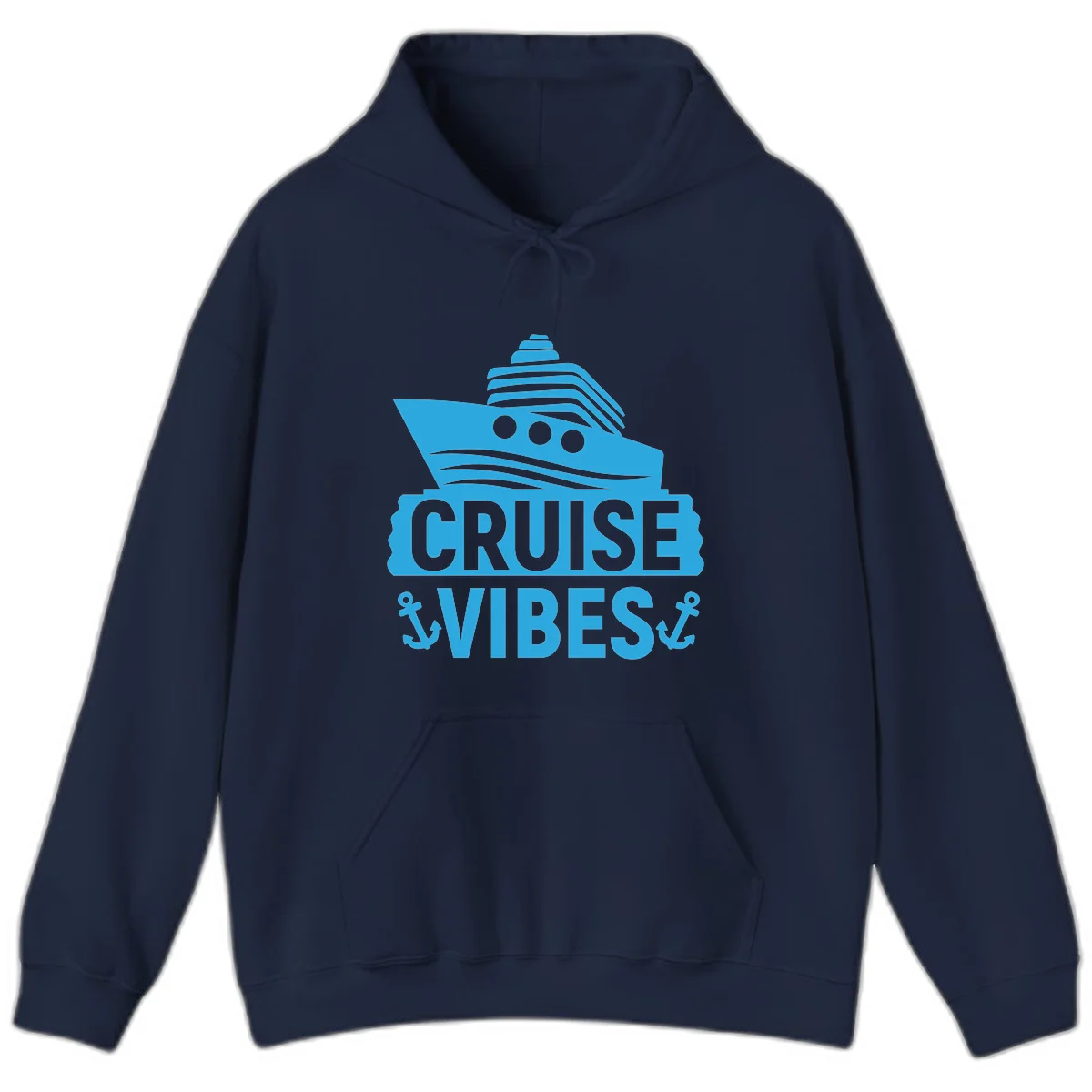 Cruise & Vibes Hoodie in Navy