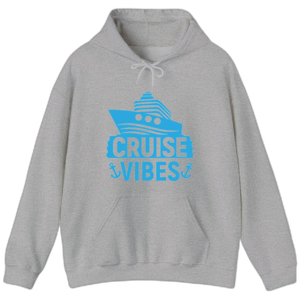 Cruise & Vibes Hoodie in Sport Grey