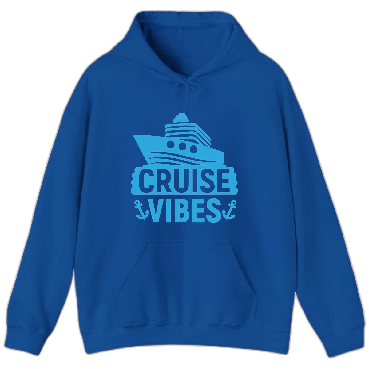Cruise & Vibes Hoodie in Royal