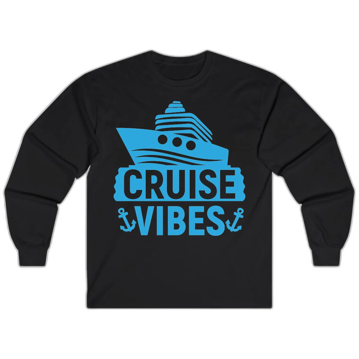 Cruise & Vibes Long Sleeve in Black