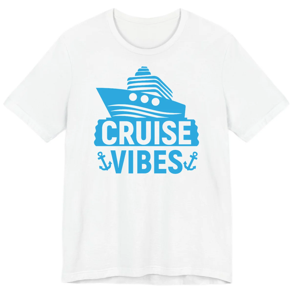 Cruise & Vibes Premium T-Shirt in White