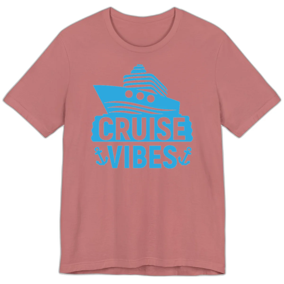 Cruise & Vibes Premium T-Shirt in Mauve