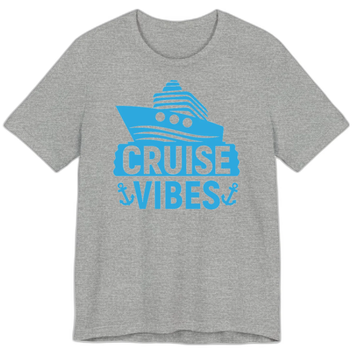 Cruise & Vibes Premium T-Shirt in Athletic Heather