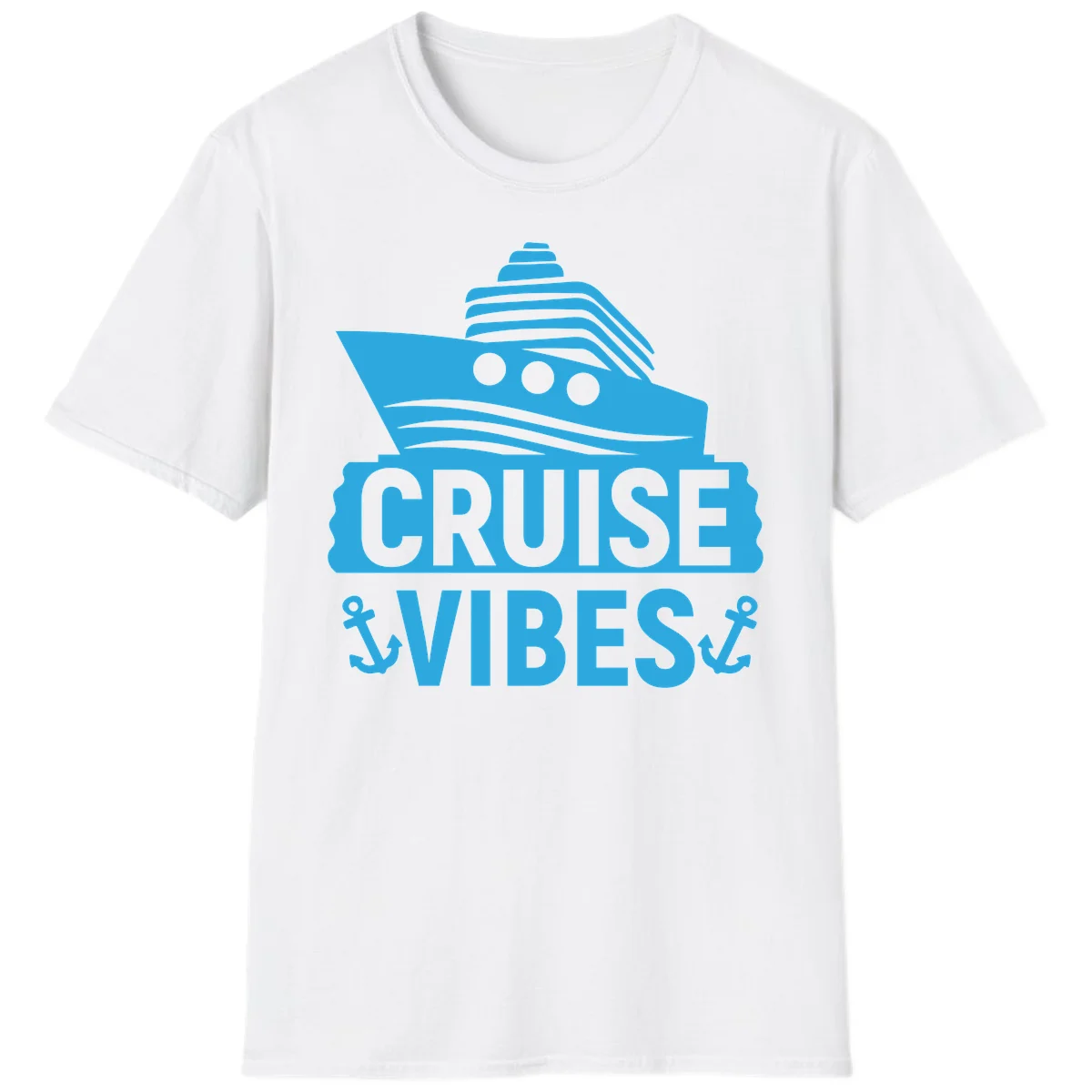 Cruise & Vibes T-Shirt in White
