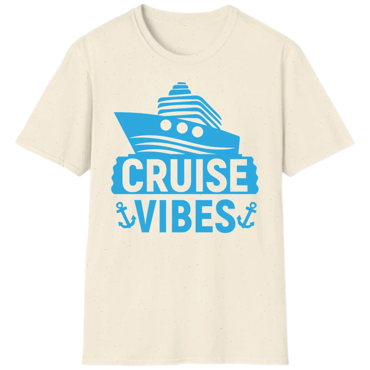 Cruise & Vibes T-Shirt in Natural