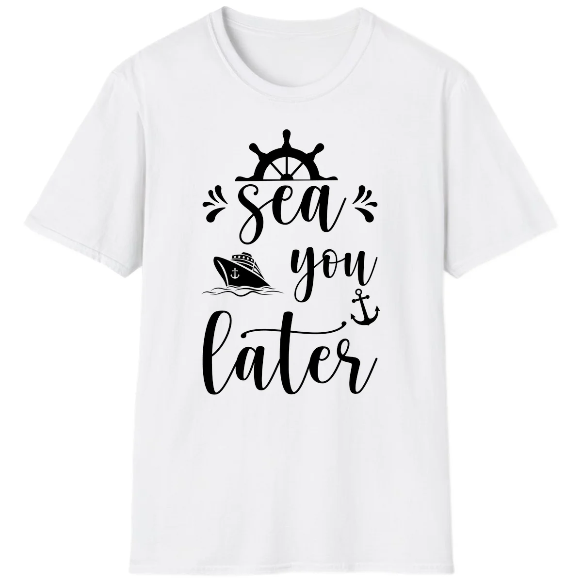 Sea You On The Sails T-Shirt in White