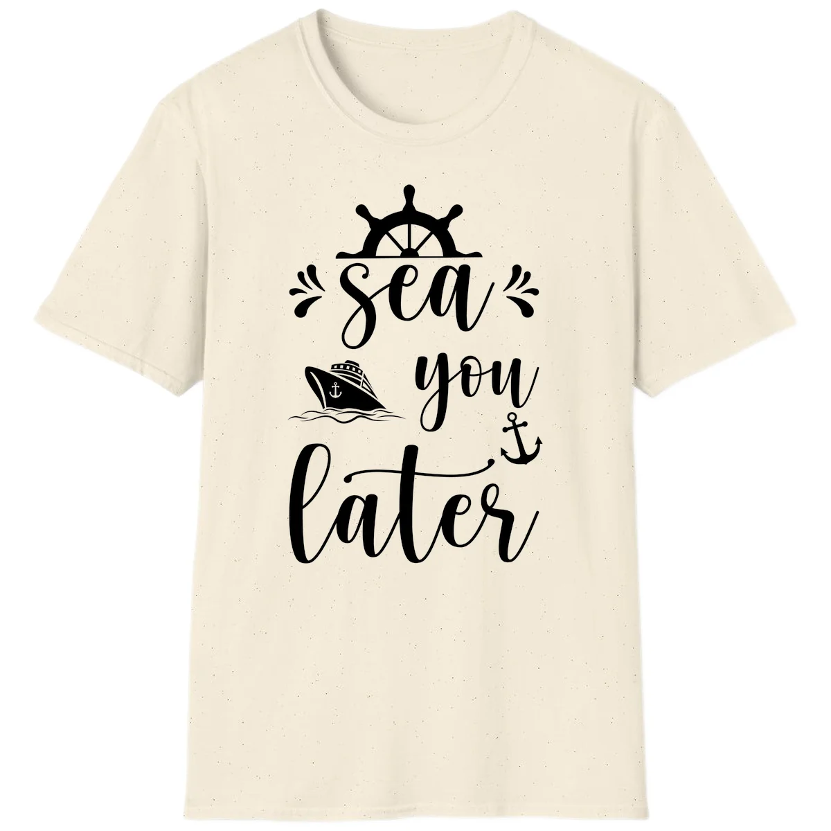 Sea You On The Sails T-Shirt in Natural
