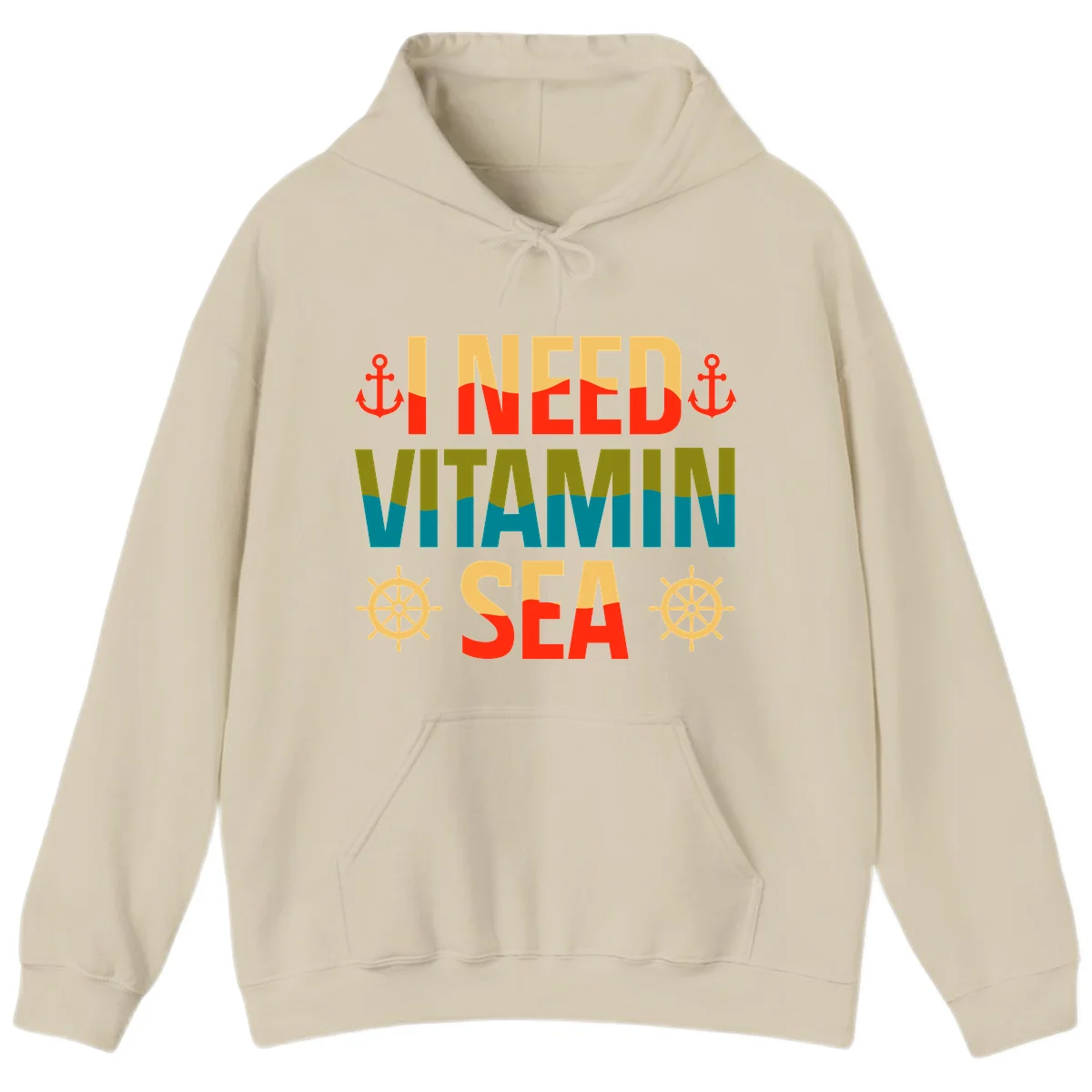 I Need Vitamin Sea Hoodie in Sand