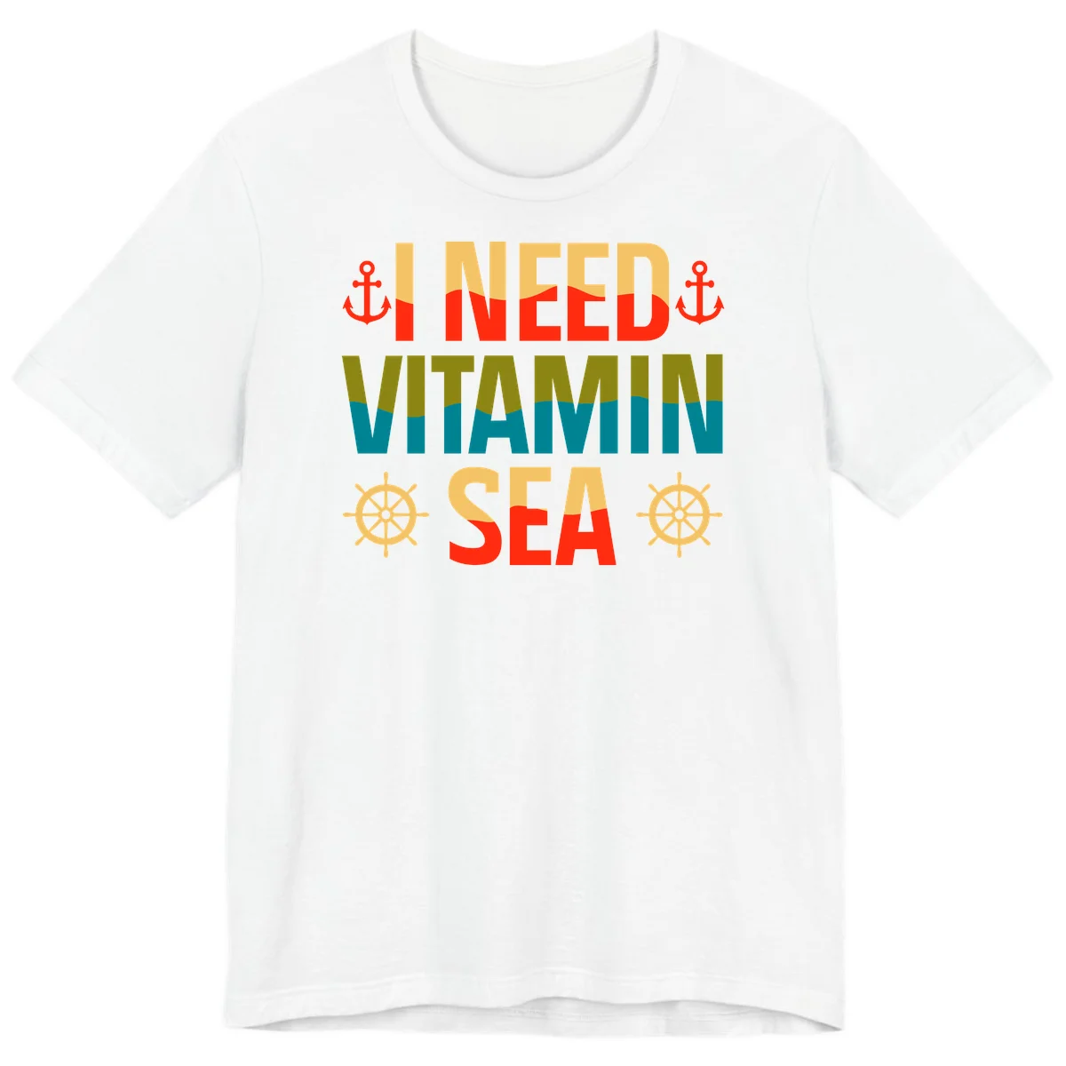 I Need Vitamin Sea Premium T-Shirt in White