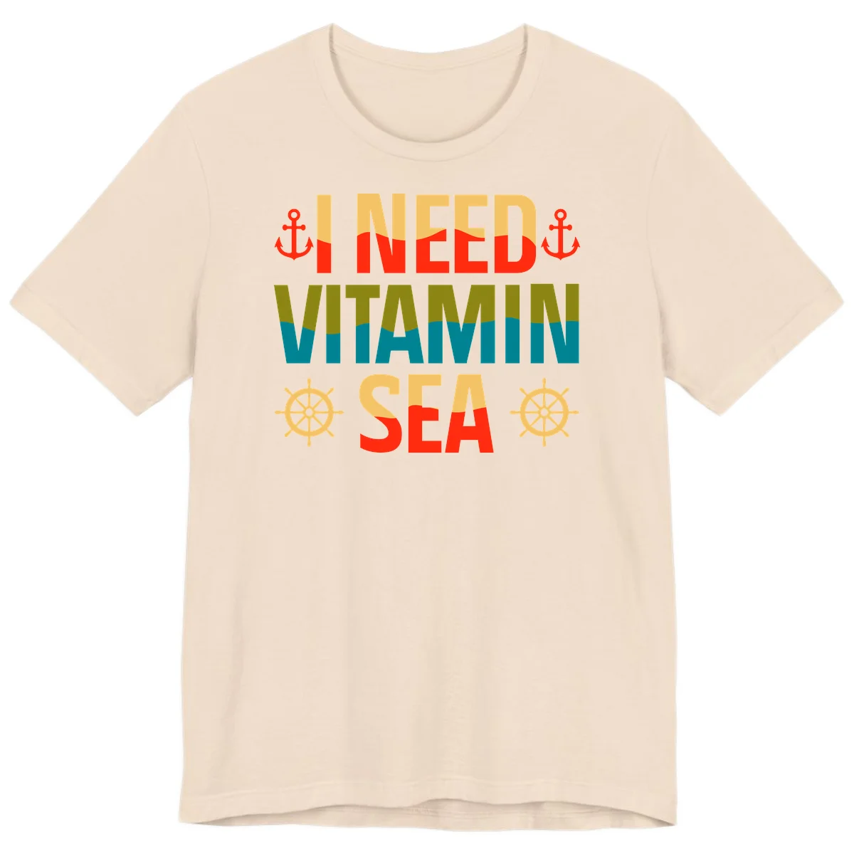 I Need Vitamin Sea Premium T-Shirt in Soft Cream