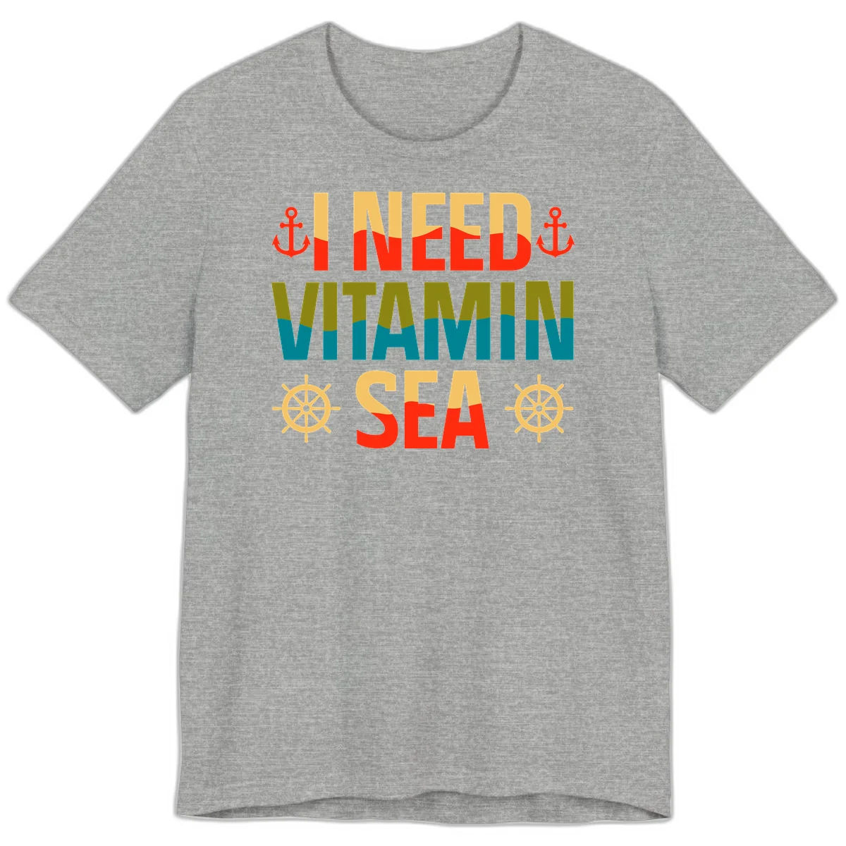 I Need Vitamin Sea Premium T-Shirt in Athletic Heather