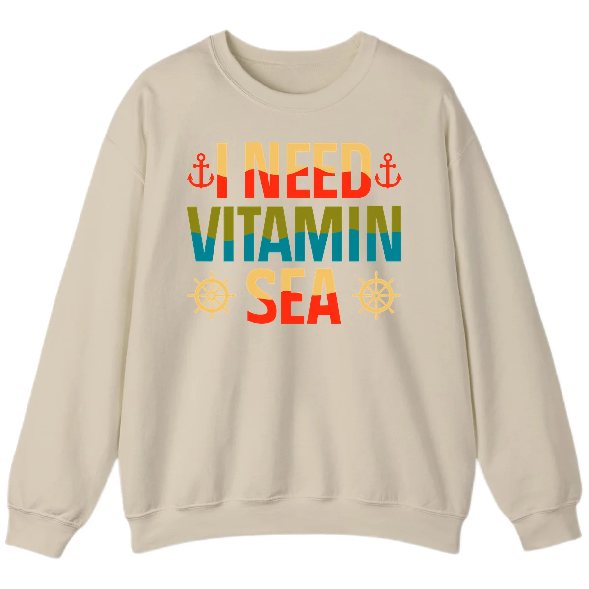 I Need Vitamin Sea Sweatshirt in Sand