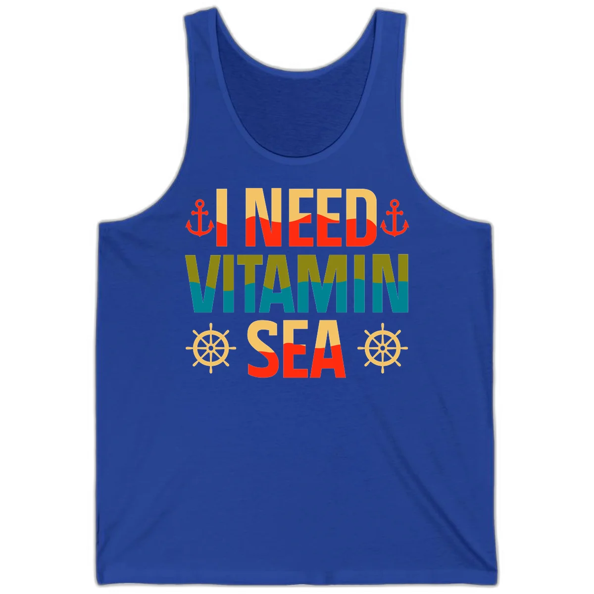 I Need Vitamin Sea Tank Top in True Royal