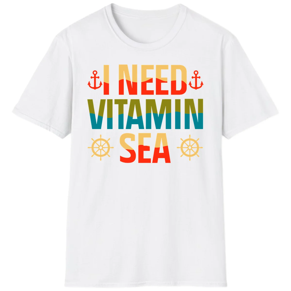 I Need Vitamin Sea T-Shirt in White