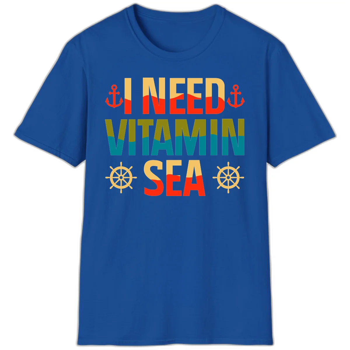 I Need Vitamin Sea T-Shirt in Royal