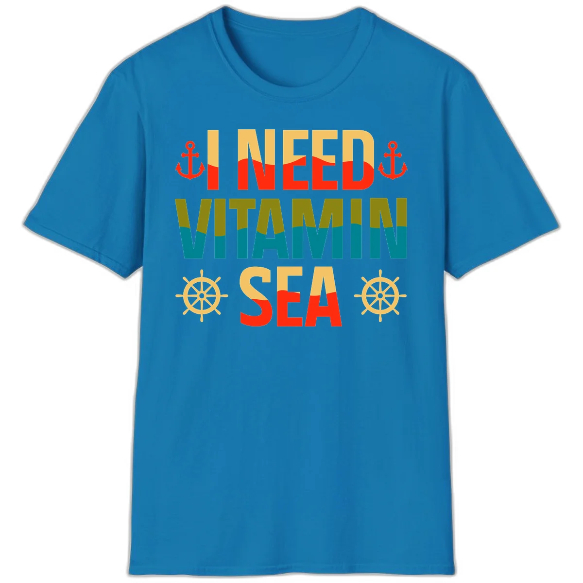 I Need Vitamin Sea T-Shirt in Sapphire