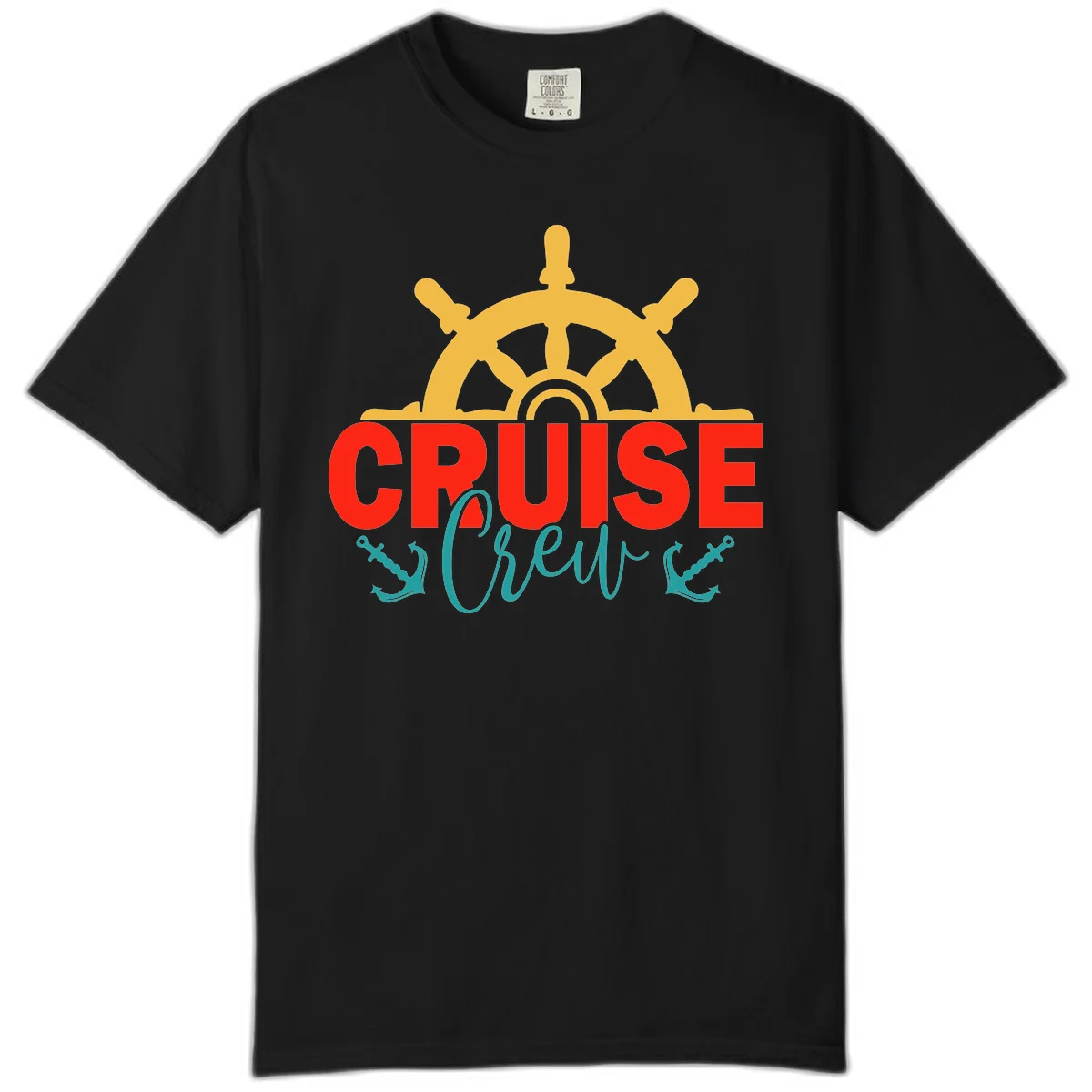 Cruise Shrek Nautical Wheel Design Comfort Color in Black