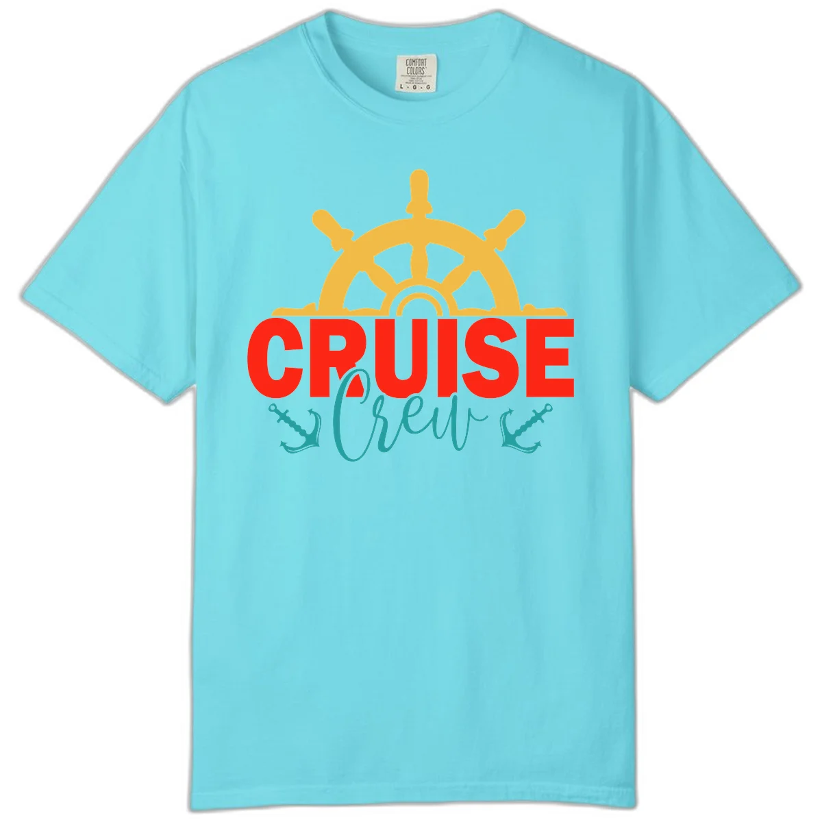 Cruise Shrek Nautical Wheel Design Comfort Color in Lagoon Blue