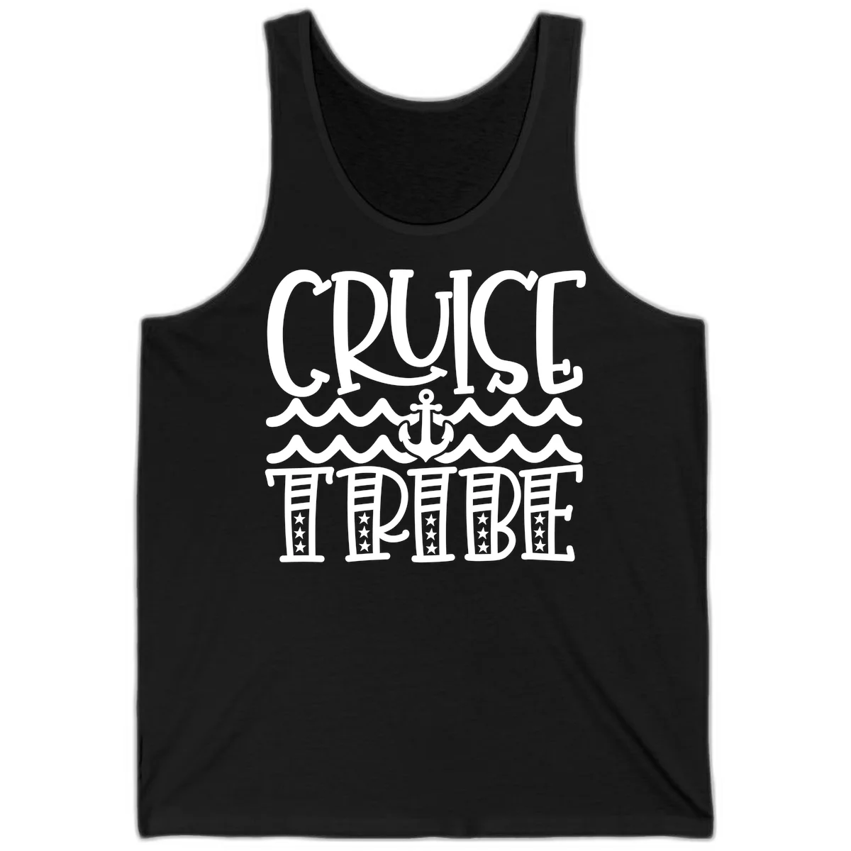 Cruise Tribe Anchor Waves Tank in Black