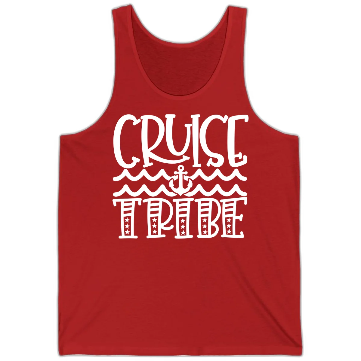 Cruise Tribe Anchor Waves Tank in Red