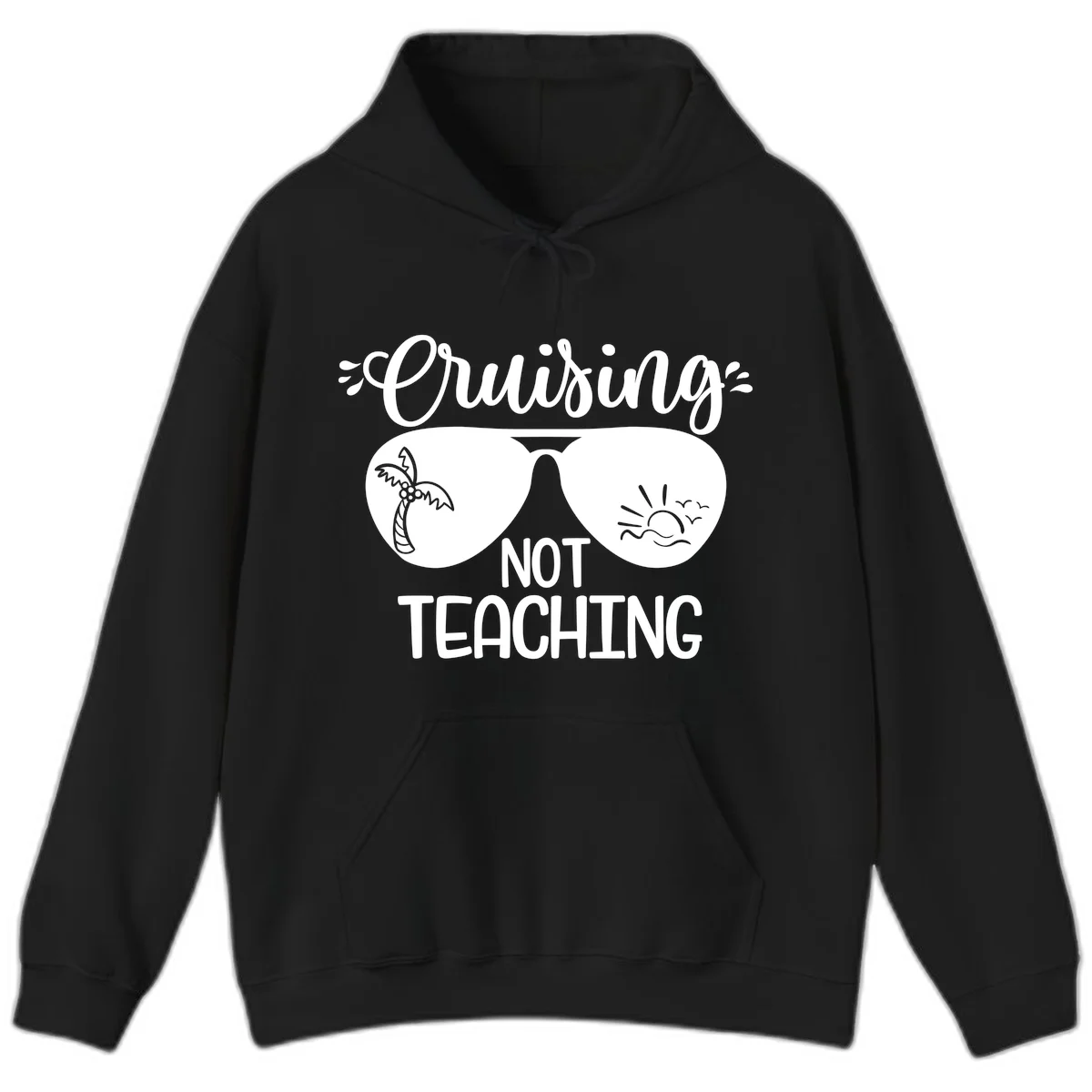 Cruising Not Teaching Hoodie in Black