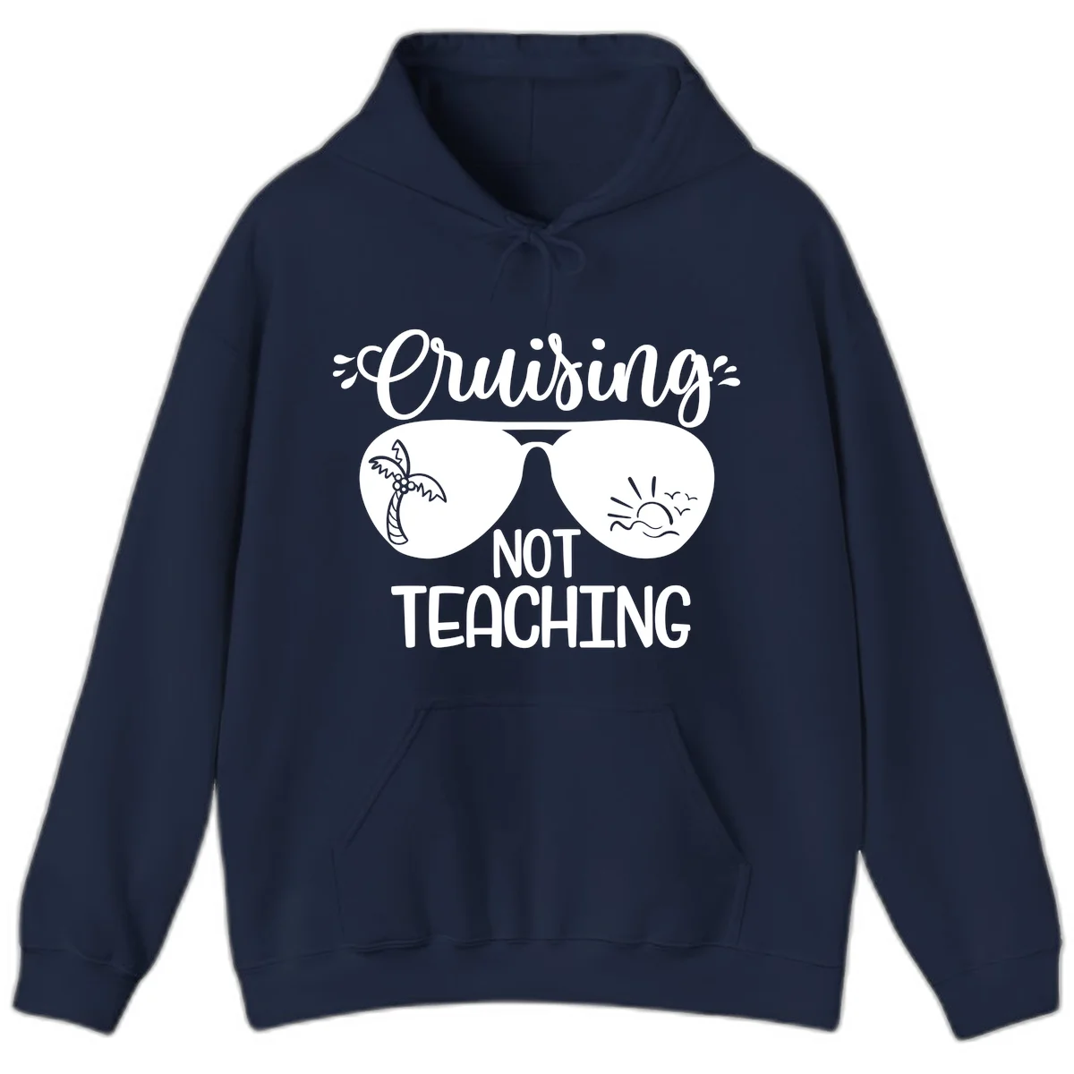Cruising Not Teaching Hoodie in Navy