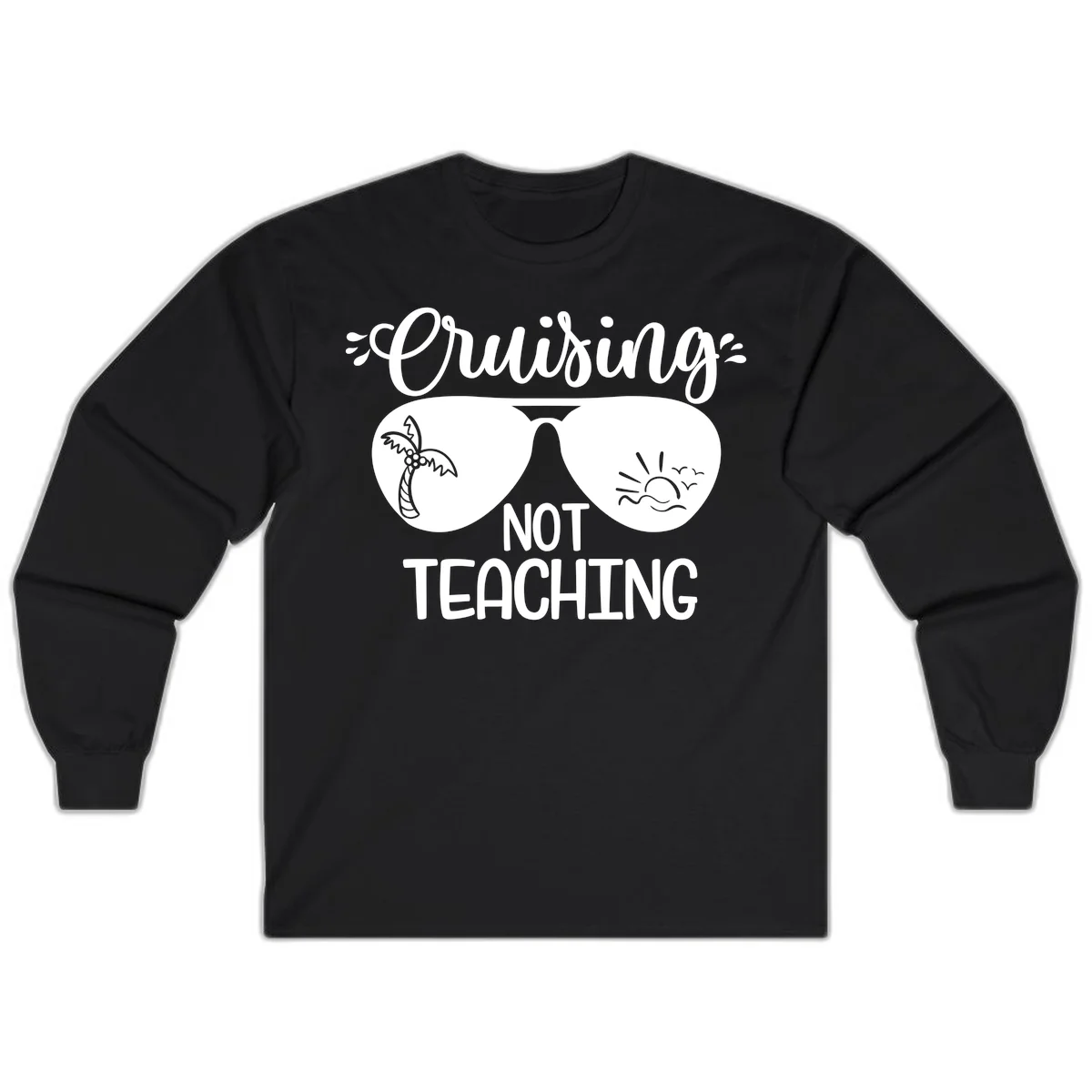 Cruising Not Teaching Long Sleeve in Black