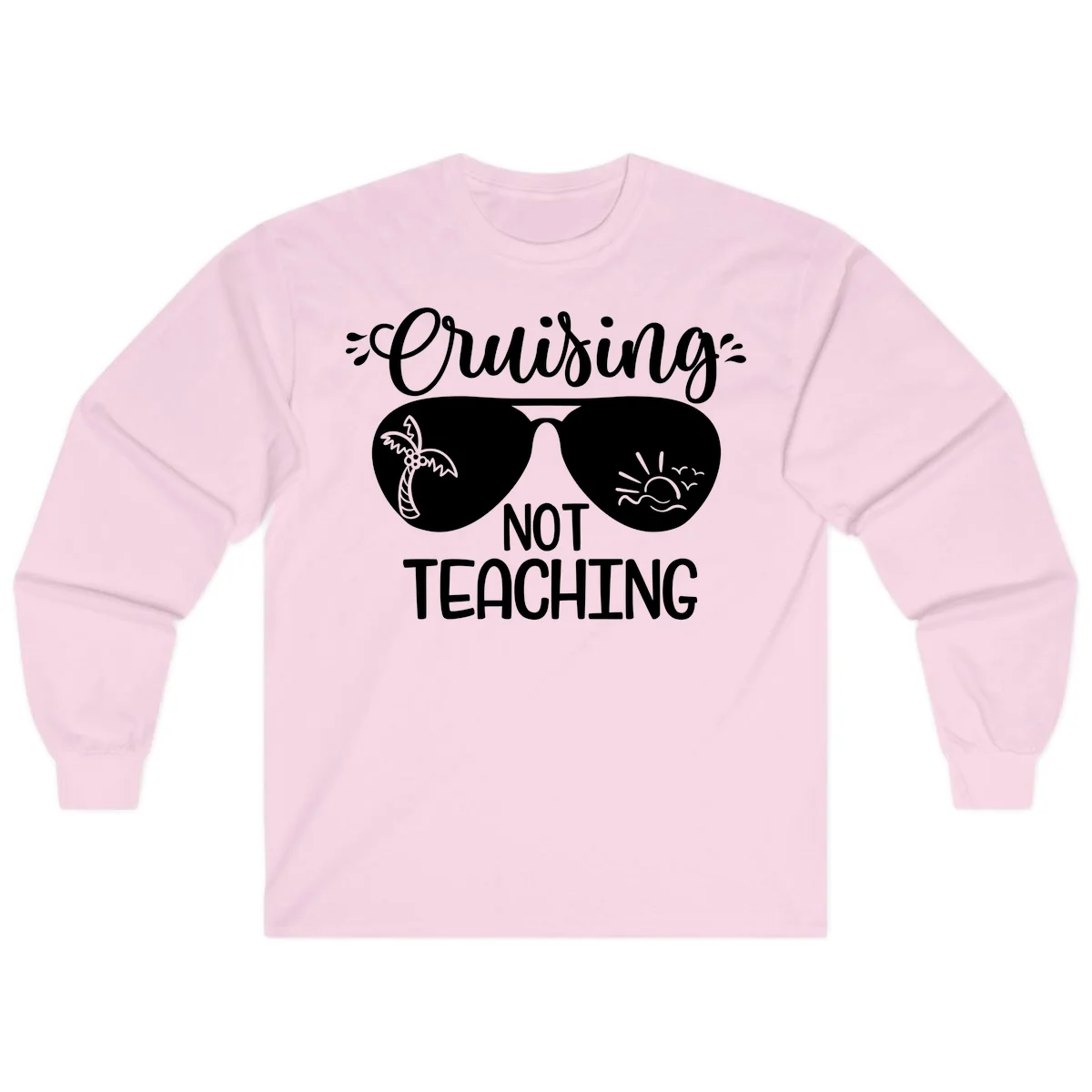 Cruising Not Teaching Long Sleeve in Light Pink