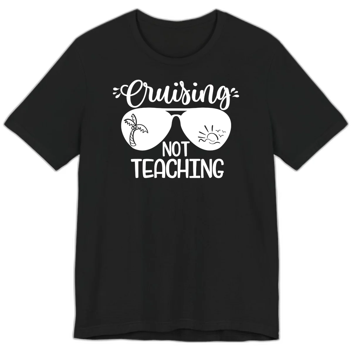 Cruising Not Teaching Premium T-Shirt in Black