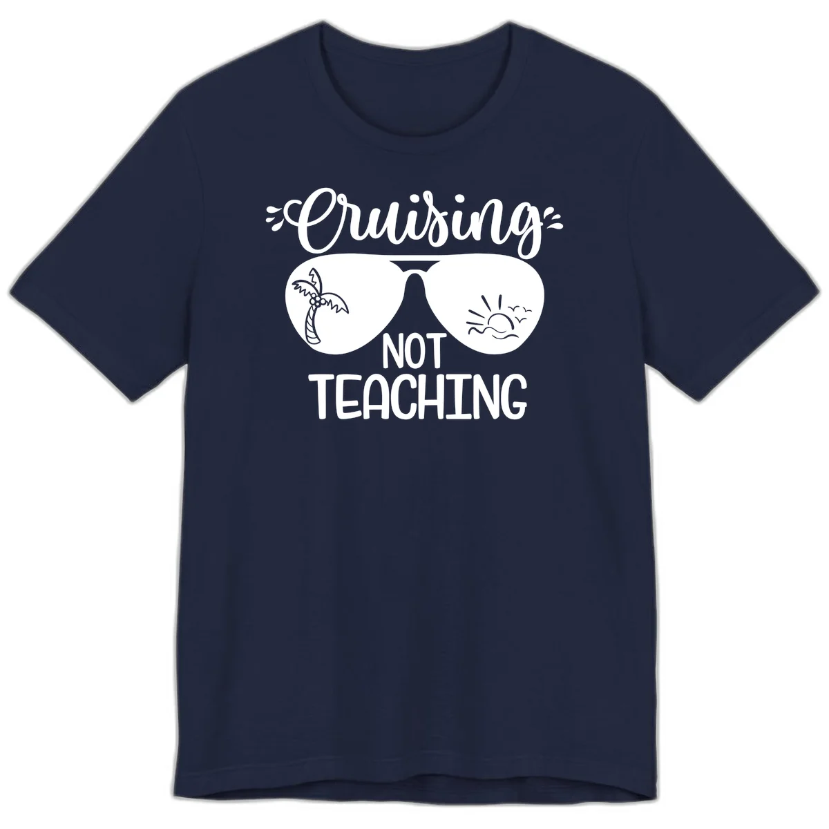 Cruising Not Teaching Premium T-Shirt in Navy