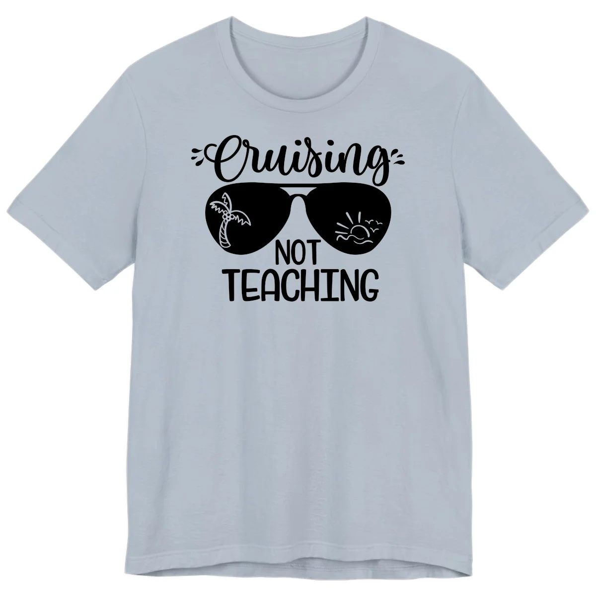 Cruising Not Teaching Premium T-Shirt in Light Blue