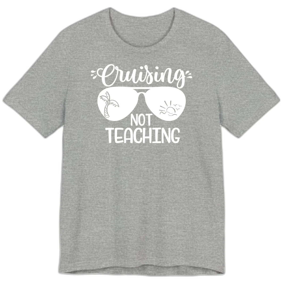 Cruising Not Teaching Premium T-Shirt in Athletic Heather
