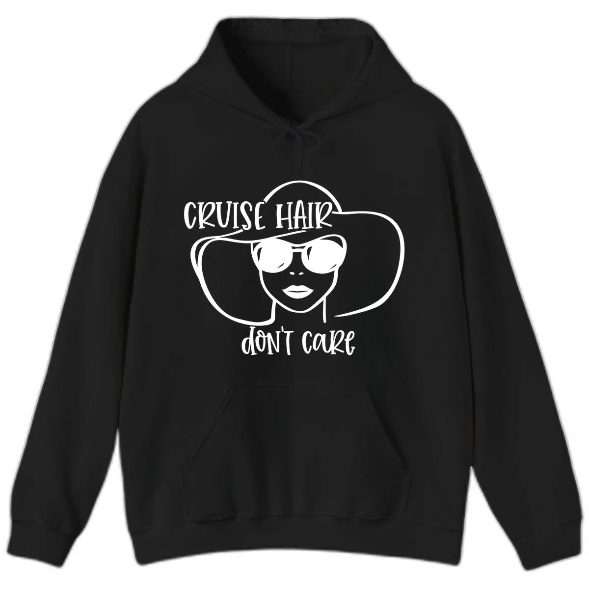 Cruise Hair Don't Care Hoodie in Black