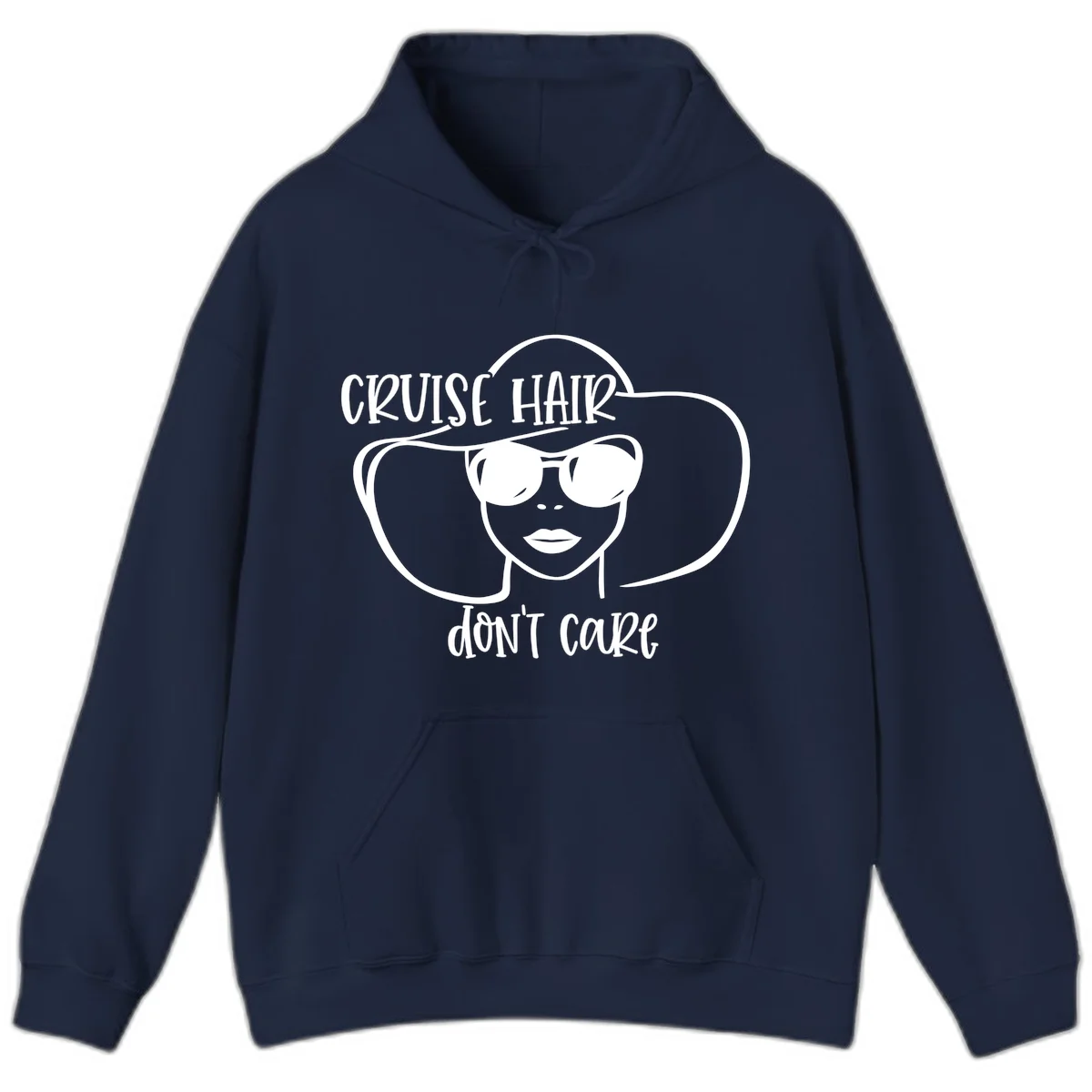 Cruise Hair Don't Care Hoodie in Navy