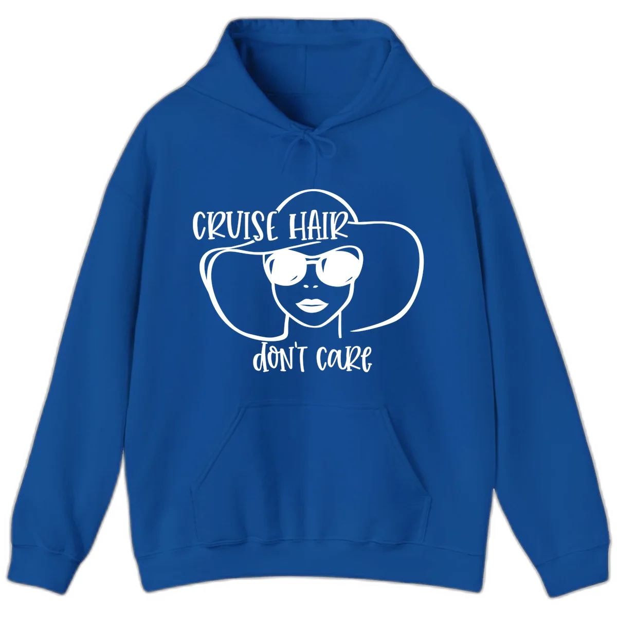 Cruise Hair Don't Care Hoodie in Royal