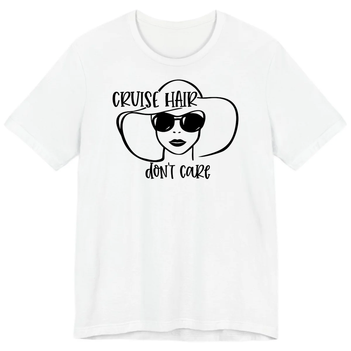 Cruise Hair Don't Care Premium T-Shirt in White