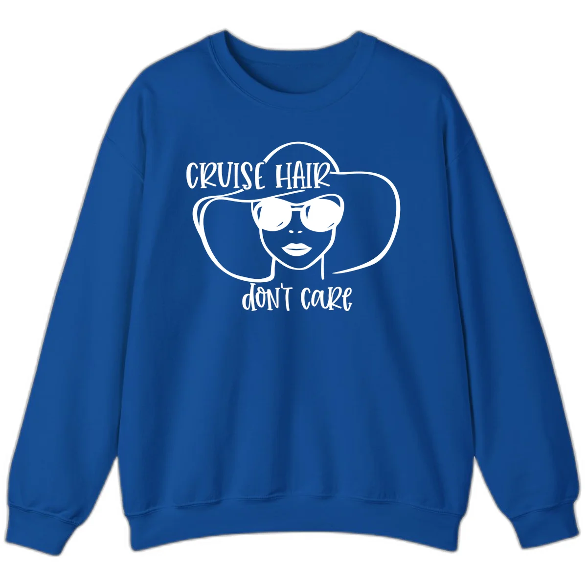 Cruise Hair Don't Care Sweatshirt in Royal