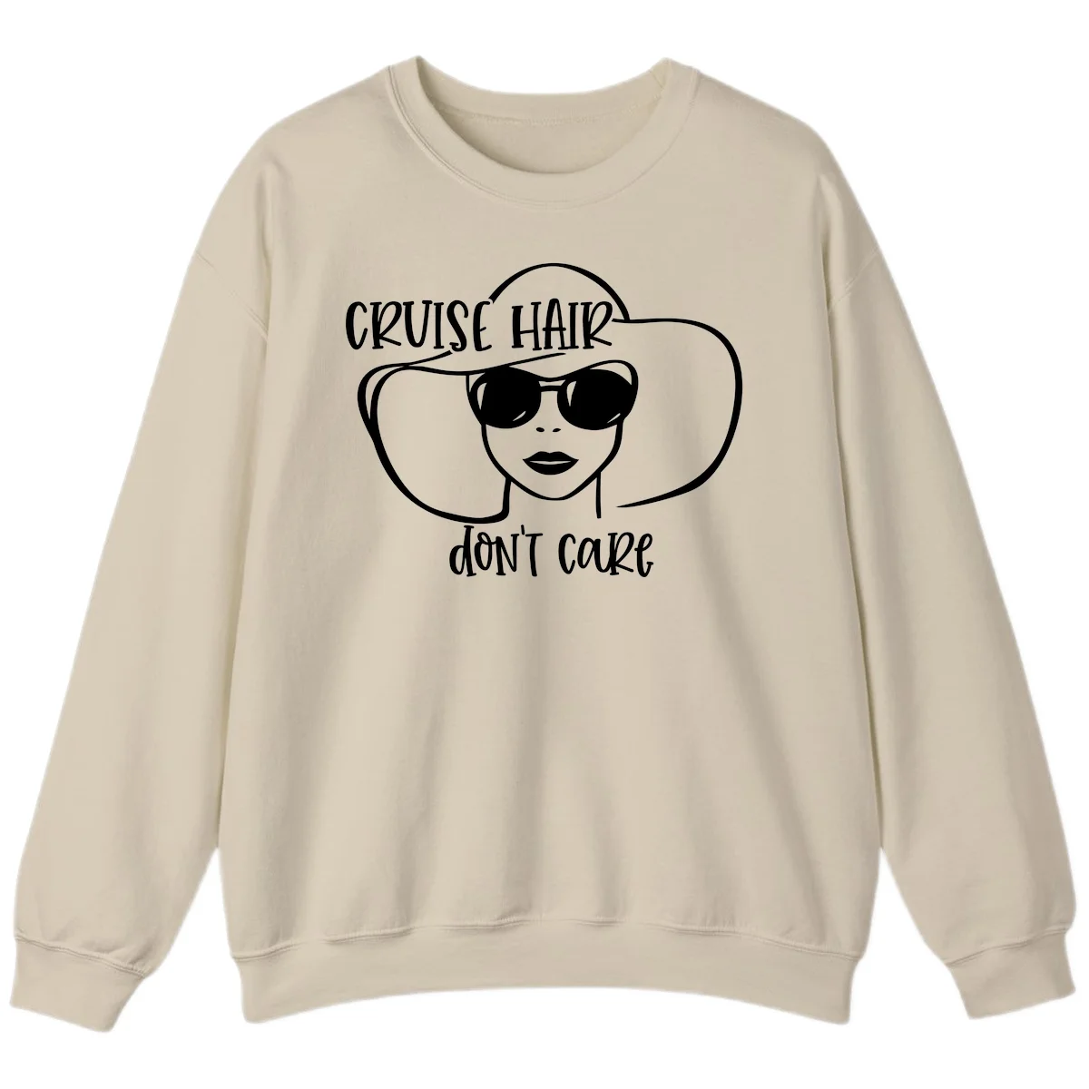 Cruise Hair Don't Care Sweatshirt in Sand