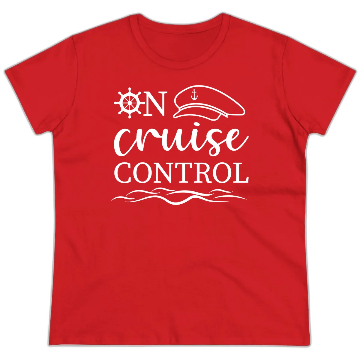 On Cruise Control Ladies Tee in Red