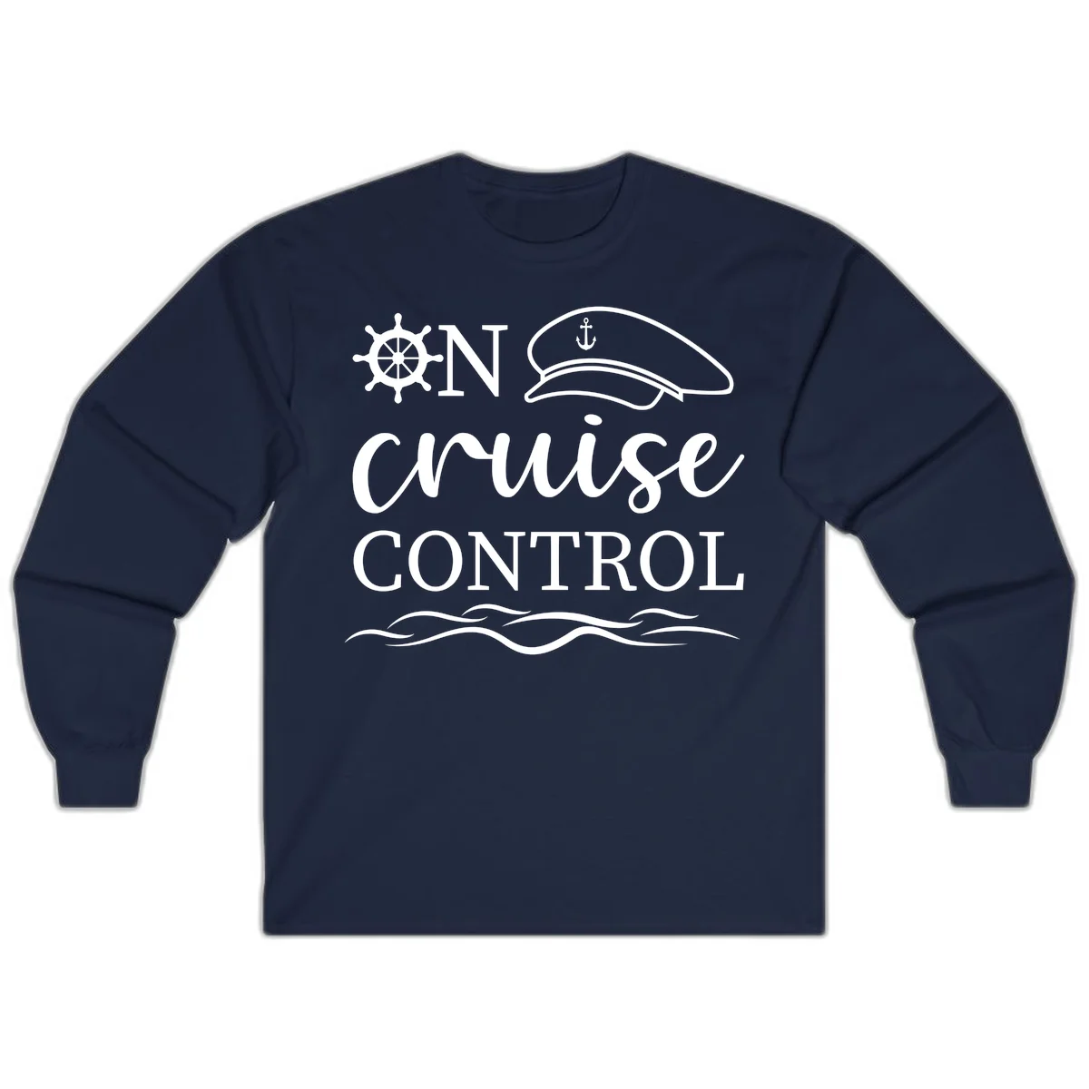 On Cruise Control Long Sleeve in Navy